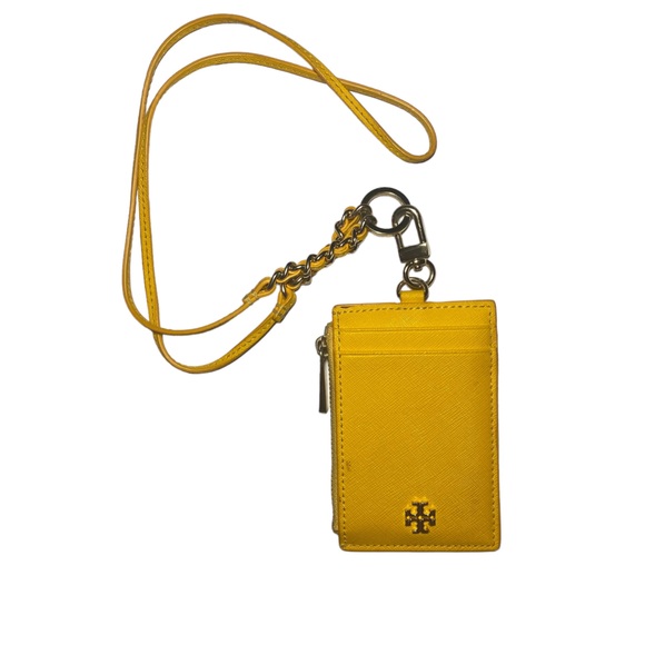 Tory Burch Bags Tory Burch Emerson Leather Id Badge With Coin Card